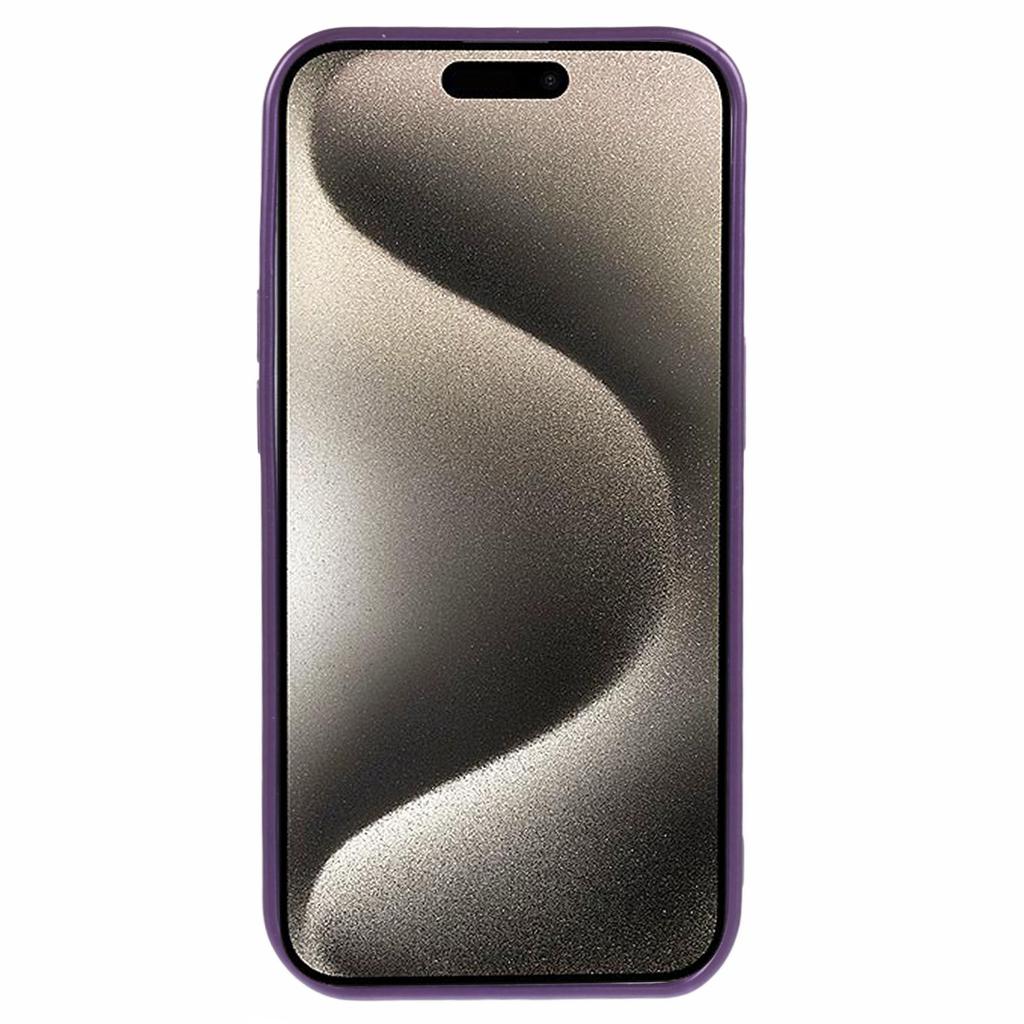 Для iPhone 15 Pro Чехол из ТПУ, совместимый с MagSafe, прорезиненный чехол для телефона с защитной пленкой для объектива
