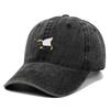 Embroidered Baseball Cap With Goose Pattern For Uninsex Casual And Fashionable City Style Duckbill Cap