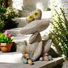 Cartoon Frog Statue Cute Garden Ornament Garden Decoration Animal Sculpture  Children