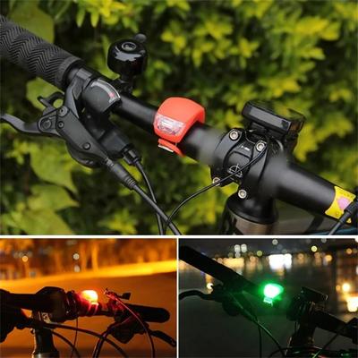 Přední světlo na kolo Silikonové LED Přední zadní kolo Světlo na kolo Blikající Bezpečnostní výstražné světlo Vodotěsné zadní světlo Příslušenství pro jízdní kola