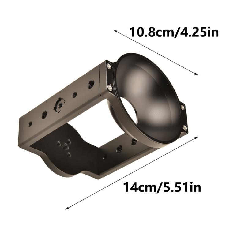 Half Ball Flat To Bowl Adapter Converters for Camera Tripod Fluid Head Cradle Camera Slider Photo Studio