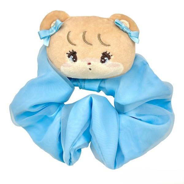 Mikko Illustrations Plush Scrunchie Latte