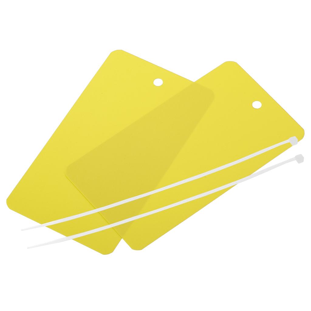 50pcs 3.2x5 Inch Waterproof Wires Plastic Shipping Tags for Product Identification Tags Valve Marking Outdoor Tagging