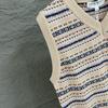 Women's Wool Fair Isle V-Neck Vest - Autumn 2025 Collection