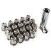 20 PCS Universal Stainless Steel Lug Wheel Nuts Hex 19mm Length 35mm M12*1.5 Car Engine Replacement Parts Auto Accessories
