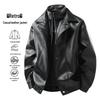 Hot Sale American Retro Lapel Leather Jacket - Men's High-End Spring/Autumn Couple's Style