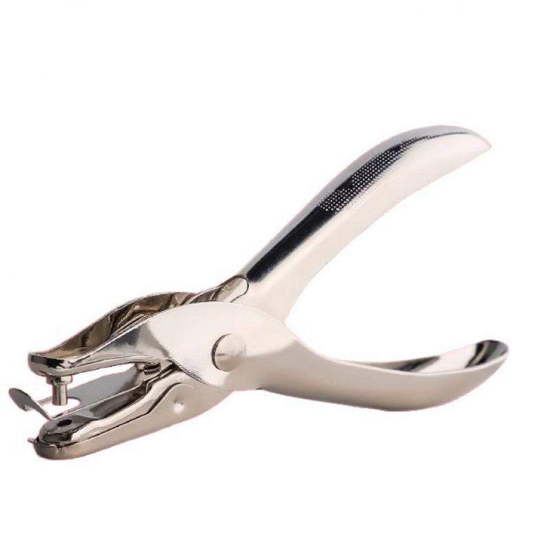 Effort-Saving Mini Hole Puncher with Protective Sticker for DIY Binding