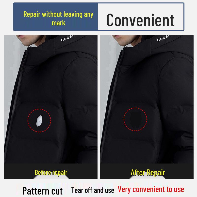 16-Color Self-Adhesive Seamless Repair Patch for Clothes and Jackets