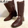 Used []n.d.c. made by hand leather Pecos boots 40
