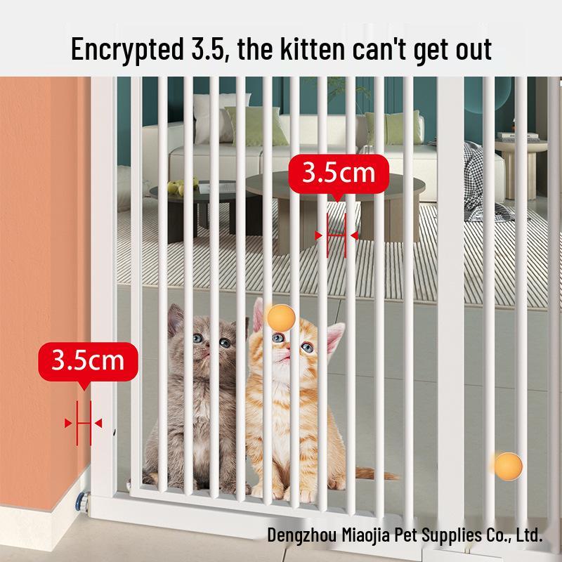 Large No-Drill Pet Gate: Dog Isolation, Cat Guardrail, and Anti-Cat Barrier