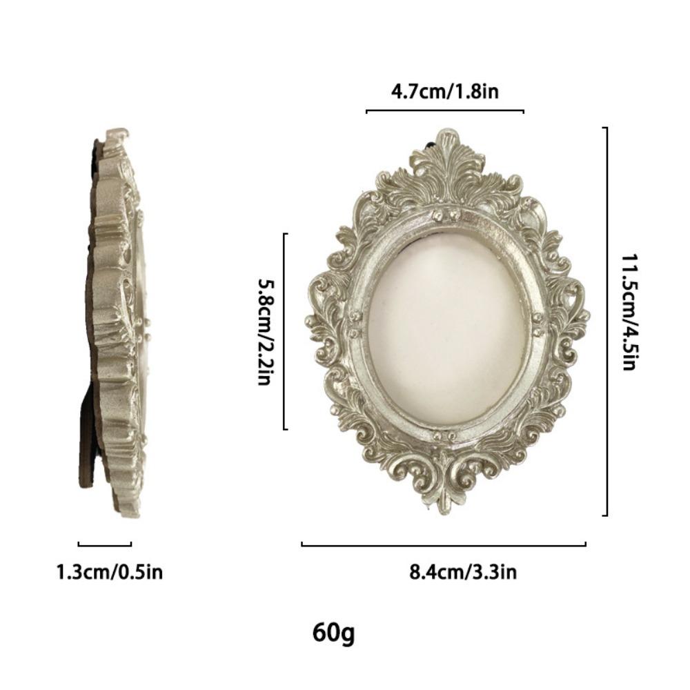 Elegant Vintage Picture Frame Resin Ornate Details Gold Antique Frame Can Be Placed Can Be Hung Baroque Decor Frame