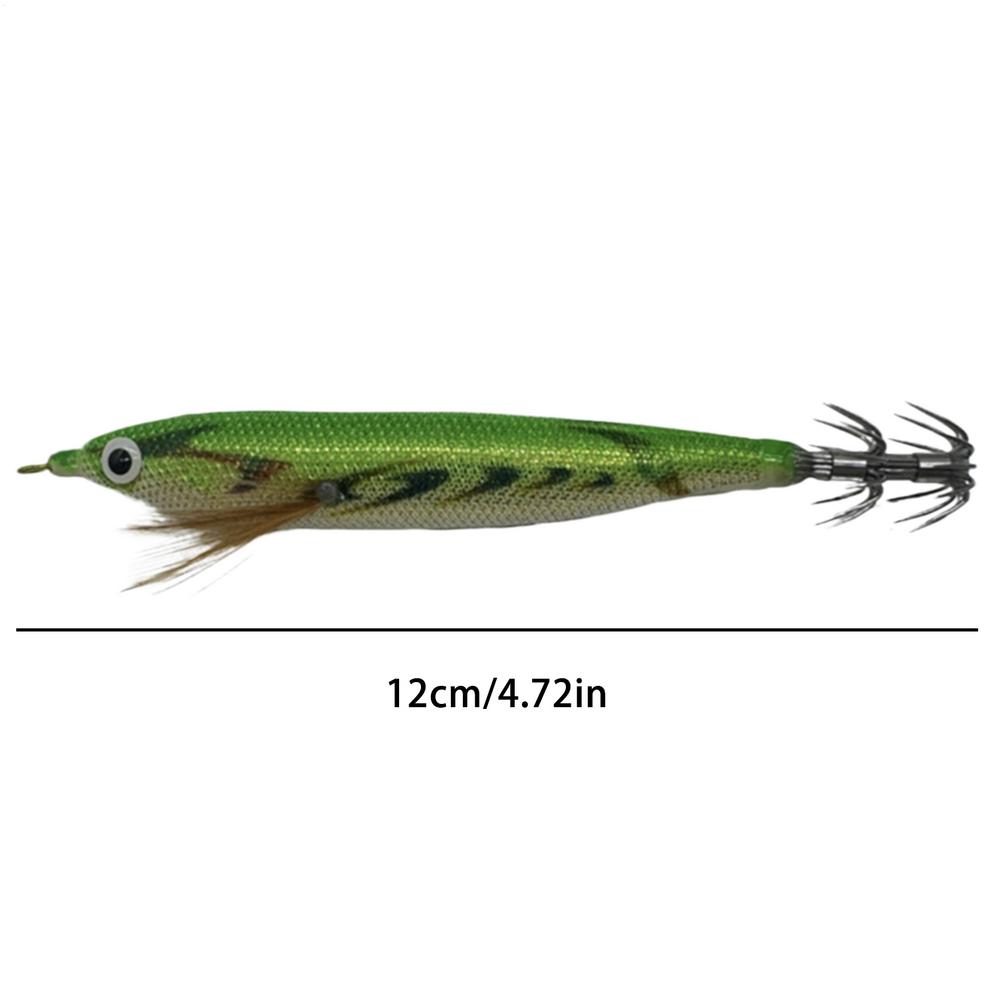 

Fishing Jigs 4.7in Glowing Hook with Sound Beads Saltwater Fishing Lures for Cuttlefish Bass Trout Catfish Trolling Lake Stream белый