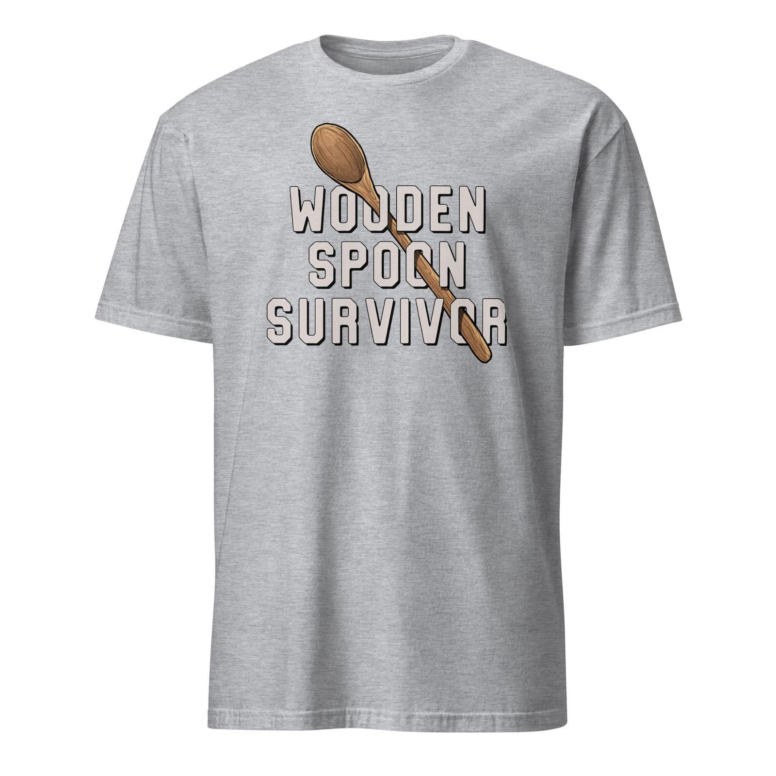 Wooden Spoon Survivor Shirt Funny Italian Kitchen T-Shirt Size S-3XL Gift Tee 2XL