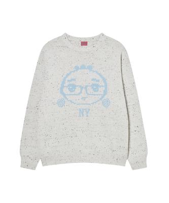 NYXX Nygd Twinkle Knit Ivory
