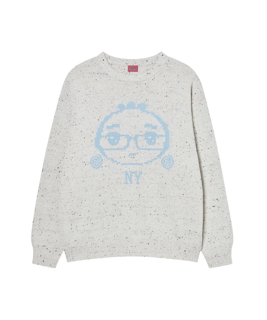 NYXX Nygd Twinkle Knit Ivory