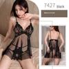 Romantisches Spitzen-Nachthemd- und Morgenmantel-Set für Damen 7427
