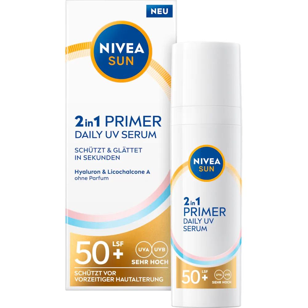 Nivea Sun Fluid 2-in-1 Primer & UV Serum LSF 50+, 30ml