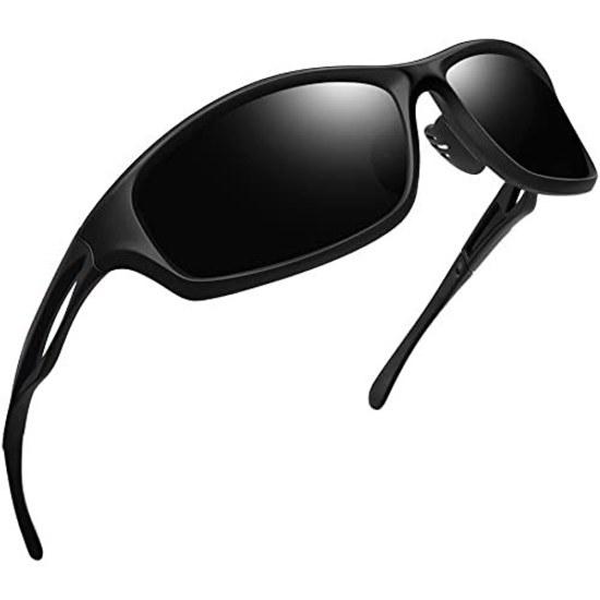 Joopin sports sunglasses men women polarized driving UV400 cut fishing cycling climbing baseball golf ultra-lightweight.