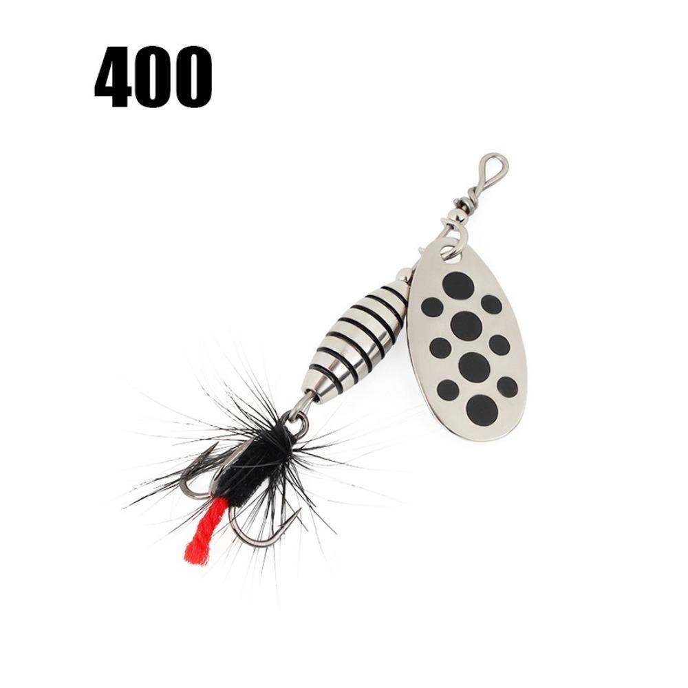 5.3g Weight Spinner Lure Feather Treble Hook Bait Design Hard Lure Brass Material Metal Construction Fishing Tackle Pesca