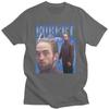 Robert Pattinson 90s Vintage Unisex Zwart T-shirt Unisex T-shirt Oversized Grafische T-shirts 100% Katoen T-shirt Unisex Dames T-shirts Tops