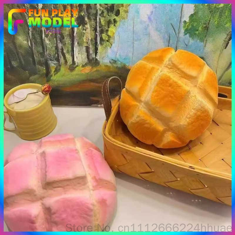 Oversized Pineapple Bun Squishy Bread High-Quality Stress Relief Toy Slow Rising Prank Decoration Unique Gift For All Ages