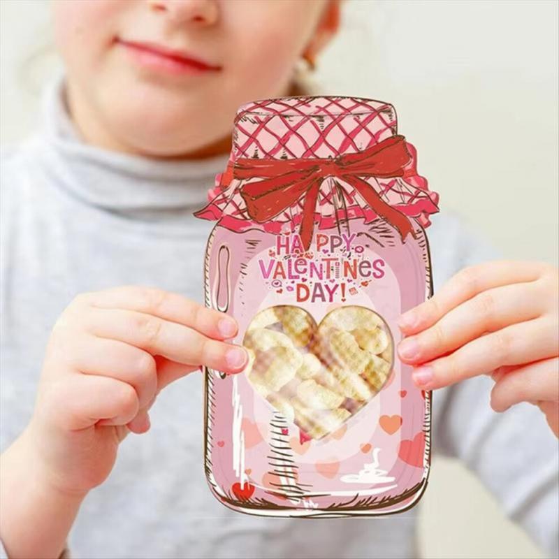 Valentines Day Candy Cards Exchange Cards Candy Jar Cards 18pcs