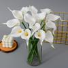 3/5 Stück Calla Lilie Künstliche Blumenstrauß 40CM Kunstblumen für Haus Zimmer Dekoration Garten Hochzeit Dekoration DIY Vase Schmuck