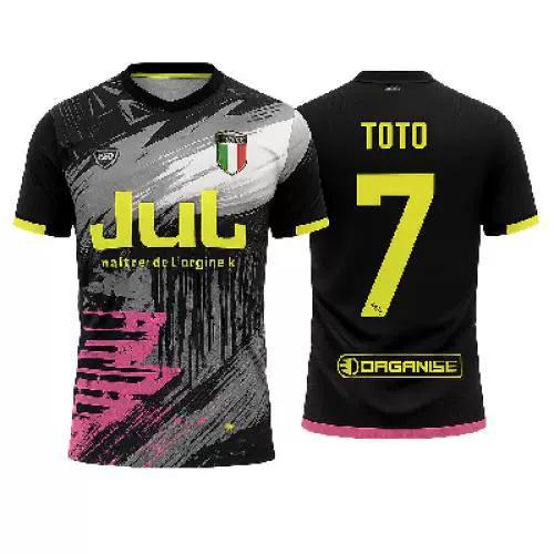Nuova maglia da calcio Omerta tedesca, maglia da allenamento da uomo stampata, maglietta sportiva traspirante con scollo a girocollo