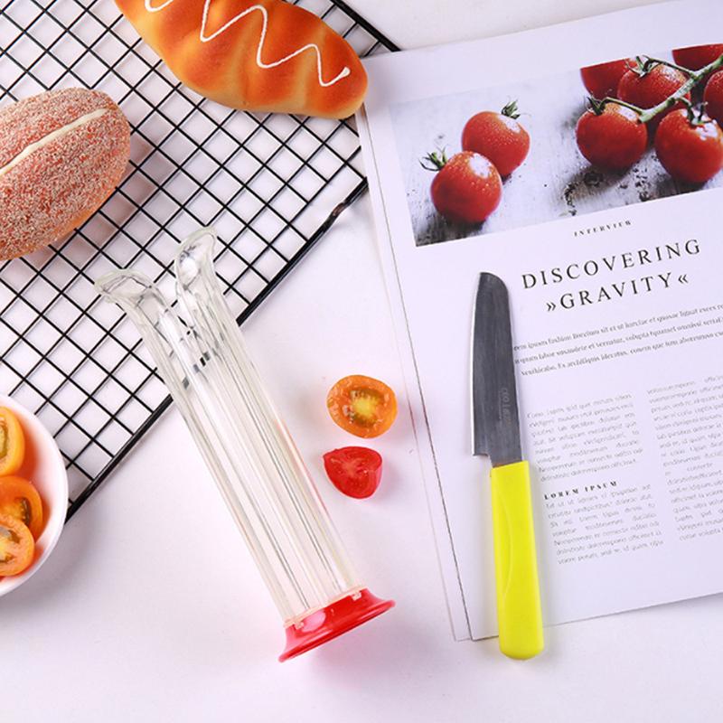 

Tomatoes Cutter Multifunctional Fruit Grape Cutter Pizza Fruit Splitter Slicer Cherry Cut Gadgets Artifact Kitchen Accessories