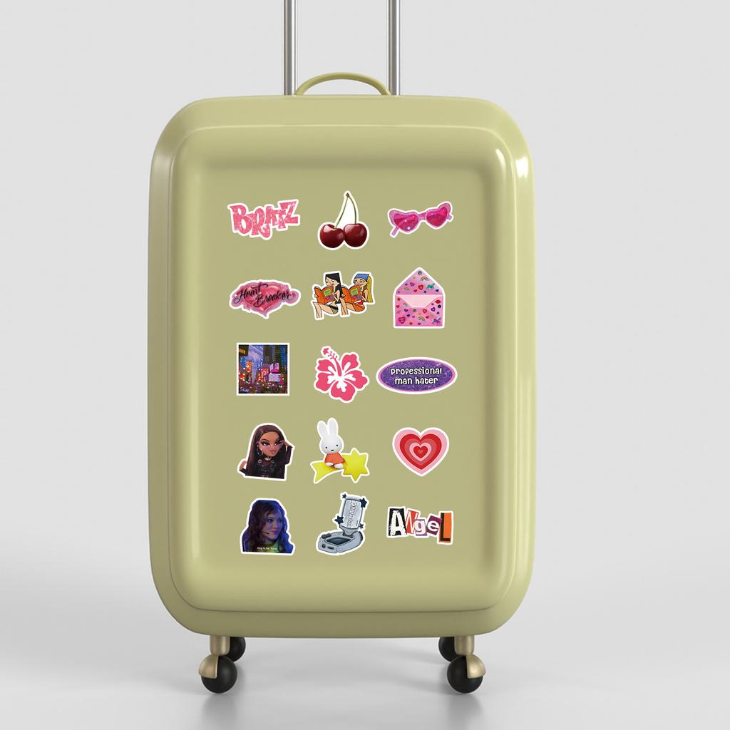 50 Trendy Series Graffiti Stickers for DIY Stationery, Water Cups, Computers, Skateboards, Waterproof Decorative Stickers