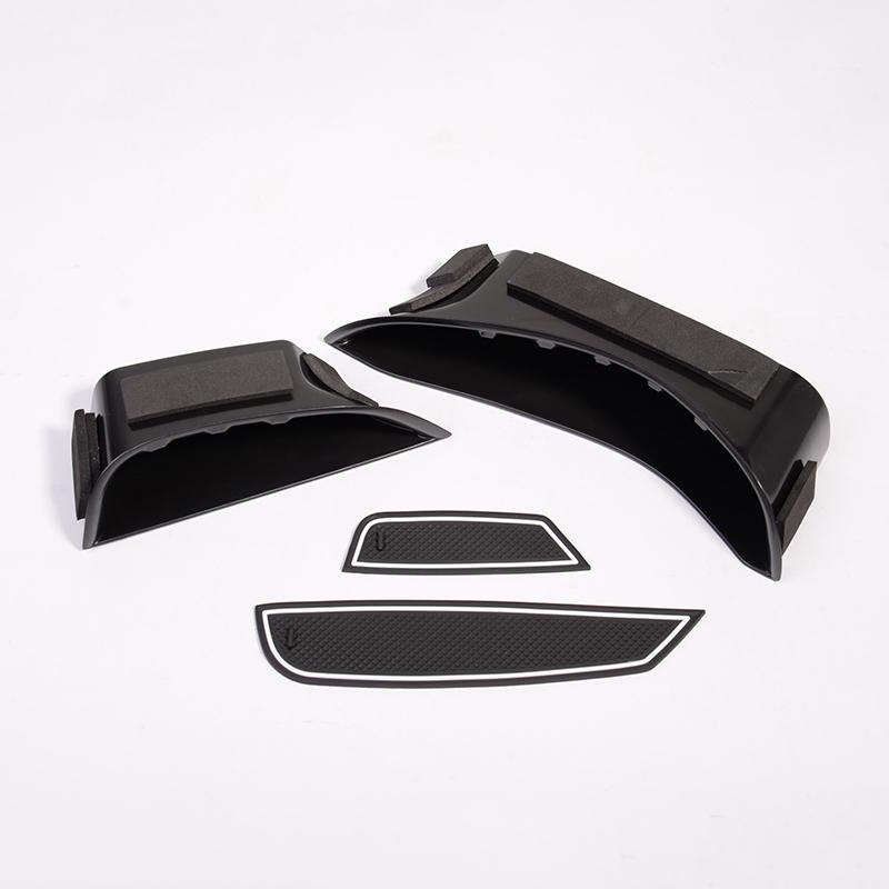 2pcs For Mercedes Benz C-Class W205 GLC Class X253 2015-2018 Car Door Handle Storage Box Tray Accessories For Left Hand Drive