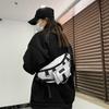 Large Capacity Multifunction Punk Hip Hop Fanny Pack Men Women Techwear Style Outdoor Casual Motorcycle Shoulder Chest Bag