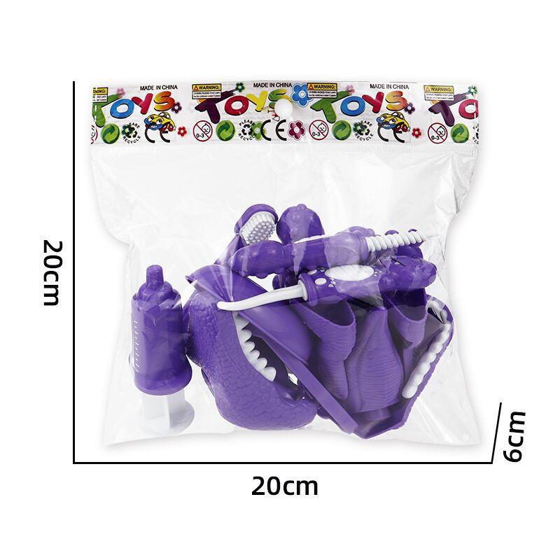 Cartoon Simulation Dinosaur Set, Children'S Role-Playing Toy Play Doctor Toy Set