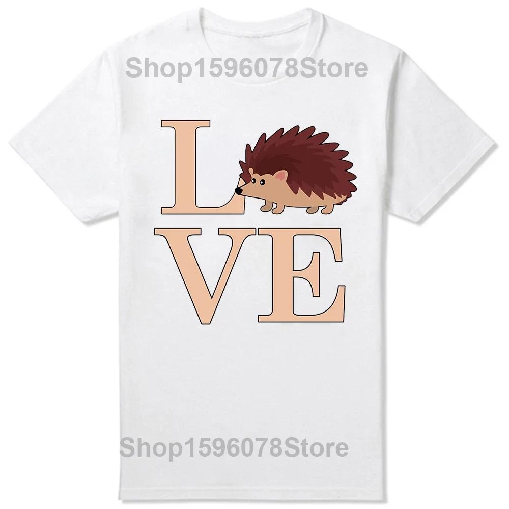 Hedgehogs Pocket Animal Hedgehog Classic T Shirts Summer Graphic Cotton Streetwear Short Sleeve Birthday Gifts T-shirt Men