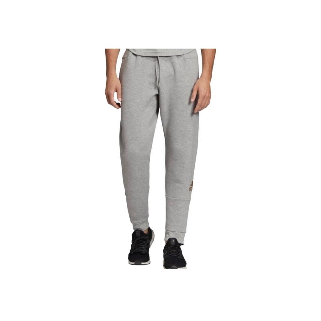 Adidas Sport ID Comfortable Soft Lace-Up Jogging Pants Men Pants Medium-Grey-Heather Matte-Gold EC6337