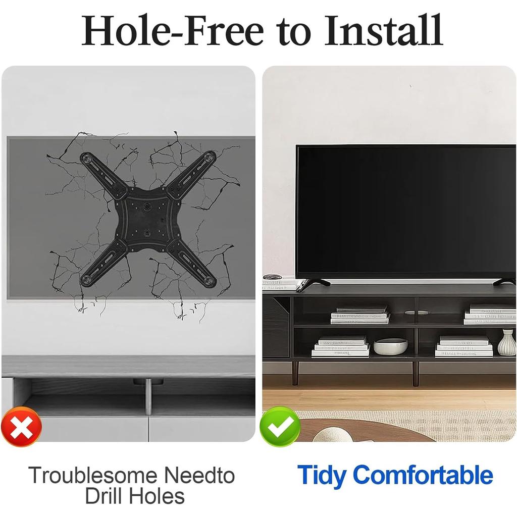 2 ks nohou pro TV stojan, Náhradní držák základny pro stolní TV stojan, Univerzální nohy pro TV kompatibilní s většinou televizorů Samsung LG Sharp 32-65 palců
