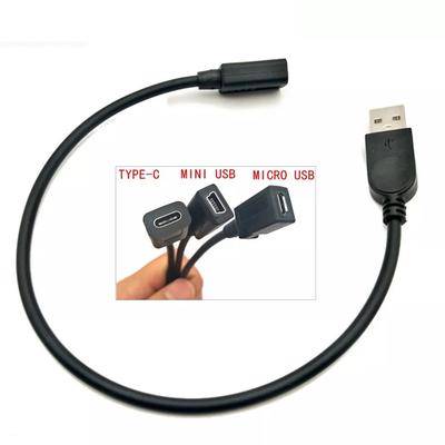 Android handy daten ladekabel USB stecker anschluss daten umwandlung kabel mini und mini spitz jack adapter