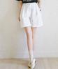 SLOWLOLLI Pintuck Short Pants - Ivory