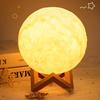 Moon Lamp Painting Kit for Kids 4-12 DIY Night Light Craft Set with 2 Paints Brushes Art Supplies Creative Gift for Birthday Party