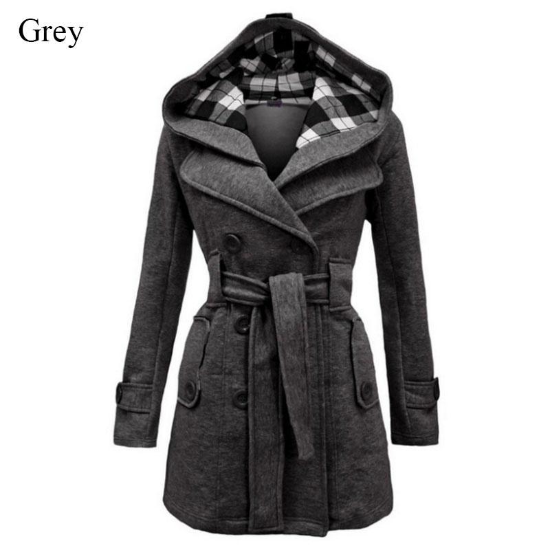 

Женская теплая флисовая куртка с капюшоном и поясом S