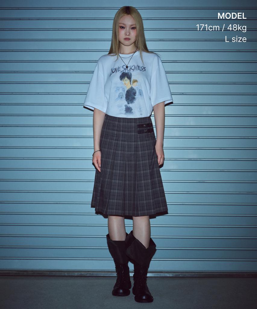 Musinsa Standard [Junji Ito Collaboration] Love Sickness T-Shirt [White]