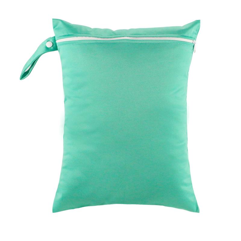 

Waterproof 30x40 Zipper Diaper Bag with PUL Fabric & Hanging Feature - Multifunctional Mommy Bag 30*40cm Single Pocket Storage Bag