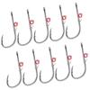 Live Bait Hooks Bass Hooks Fishing Hooks Carbon Steel Barbed with Holes for Sunfish Small Bass Catfish Bass Fishing Hooks