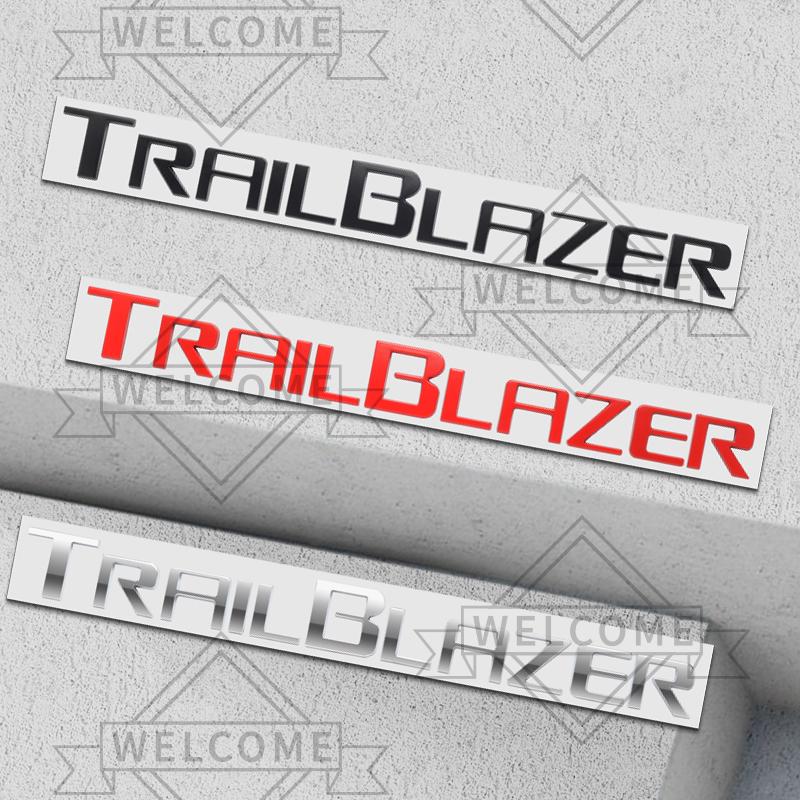 AABHB1 3D Car Stickers For Chevrolet Trailblazer Emblem Auto Body Letter Badge Trunk Decal Decoration Accessories