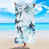 1pc Ultra Fine Fiber Quick Drying Absorbent Beach Towel, Multifunctional Beach Towel for Sports, Swimming, and Shower Rooms