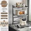 Multi-Functional Kitchen Microwave and Rice Cooker Storage Rack