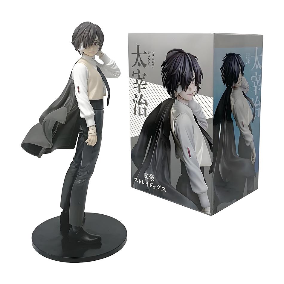 Q Version Bungo Stray Dogs Dazai Osamu Chuuya Nakahara Figure PVC Model Japanese Cartoon Figurines Decor Collection Toy Gift
