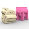 Jewelry Storage Boxes Resin Mold DIY Rabbit Flower Pot Pen Holder Mold Home
