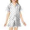 Children's Home Clothes Pajamas Set Short-sleeved Top Shorts Two-piece Set Outer Wear Play Cardigan Clothes