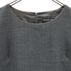 Giorgio Armani Made In Italy Five-quarter Sleeve Knee-length Dress Gray Women Used
